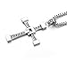 Stainless Steel Cross Pendant Men's Necklace Chain