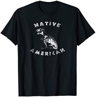 Native American T-Rex Dinosaur Funny T-Shirt