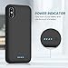 Kioson Battery Case for iPhone Xs/X [5200mAh], Rechargeable Protective Portable Charging Case for Apple iPhone Xs & X Extended Charger Pack Power Bank - Black