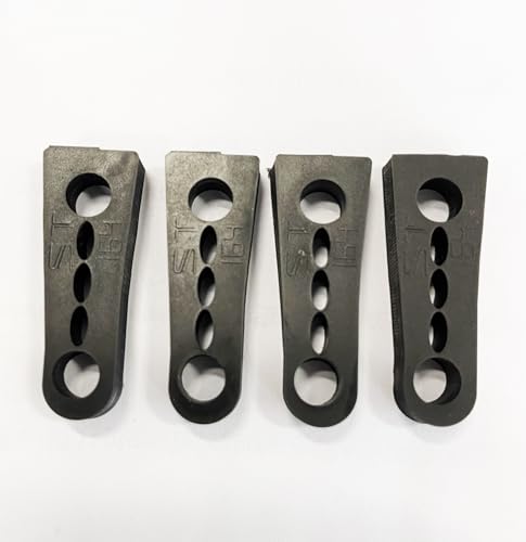 Bukela 4Pcs Sound Damper Door Lock Buffer, Suitable for Mitsubishi, Pajero Lancer Outlander ASX car door shock absorber Car Door Shock Absorber (Black)