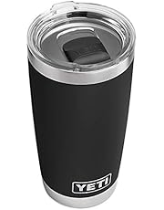 YETI Rambler 20 oz Tumbler, Stainless Steel, Vacuum Insulated with MagSlider Lid, Black