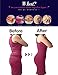 SHAPERX Body Shaper Open Bust Girdle Fajas Bodysuit Zipper Closure Firm Control Lace Panty Shapewear, SZ20171-Beige-M