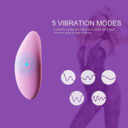Full Silicone Wearable Vibrator Clitoral Vibartor G-Spot Vibrator Waterproof Rechargeable Invisible Clitoral Stimulator Sex Toys for Women Couples - Thumbnail 3