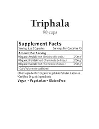 Cápsulas trifálicas de India orgánicas: fórmula de hierbas trifálicas puras para un apoyo digestivo...