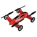 Syma X9 RC Remote Control 2.4GHz 4-Channel 6-Axis Gyro Flying Car Drone with Battery, Red