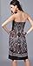 Shawhuaa Womens Bohemian Vintage Tube Dress Summer Casual Beachwear Medium Black
