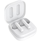 QCY T13 ANC Active Noise Cancelling Wireless Earbuds, Bluetooth 5.3 Headphones with 30H Playtime Charging Case, IPX5 Waterproof Ear Buds for iPhone and Android, White
