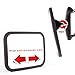Large Rear View Baby Mirror #1 Best Car Accessory for Caring Parents with Cute Infants – Adjustable Back Seat Baby Mirror for Car – Guaranteed Constant View of Your Baby While Driving (Black)