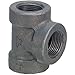 Anvil 8700120606, Malleable Iron Pipe Fitting, Tee, 1-1/4