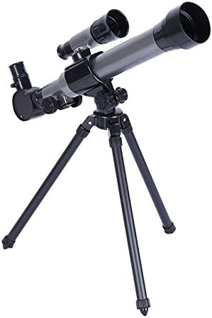 Telescope for children,telescope for beginners,tripod, finder, three magnifying glasses,scientific toys, refraction telescope and tripod