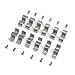 Helix 12473 3/16 Stainless Steel Double Line Clamp, 12 Pack