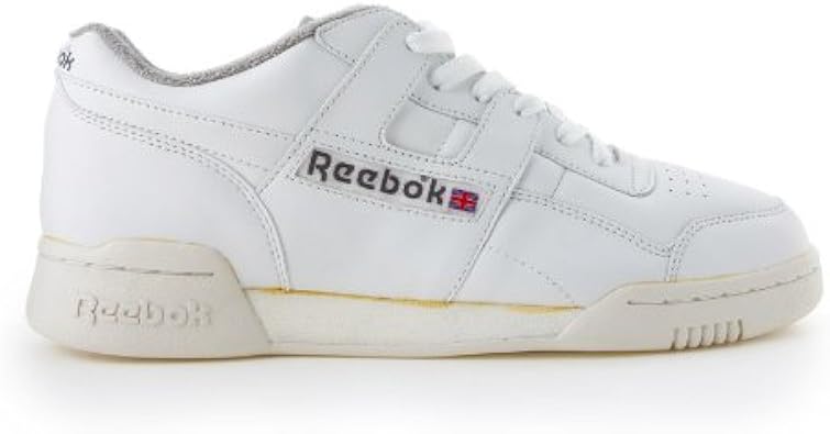 Reebok Workout Plus Vintage White White Uk Size 8 Amazon Co Uk Shoes Bags