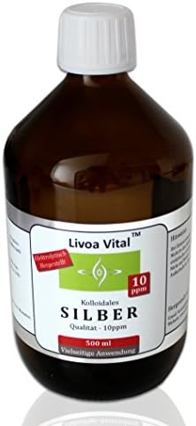 Premium Colloidal Silver 10ppm / 500ml Glass Bottle