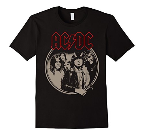 Mens AC/DC - Framed T-Shirt Large Black