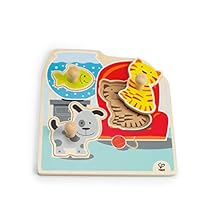 Hape My Pets Wooden Toddler Knob Puzzle