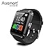 Bluetooth Smart Watch, Aosmart U8 Smartwatch for Android Smartphones - Black