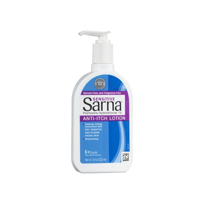 Sarna Sensitive Anti-Itch Lotion, 7.5 Fl Oz (Pack of 2)