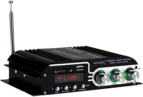 Kinter MA-500 4-Channel Mini Amplifier with Remote USB MP3