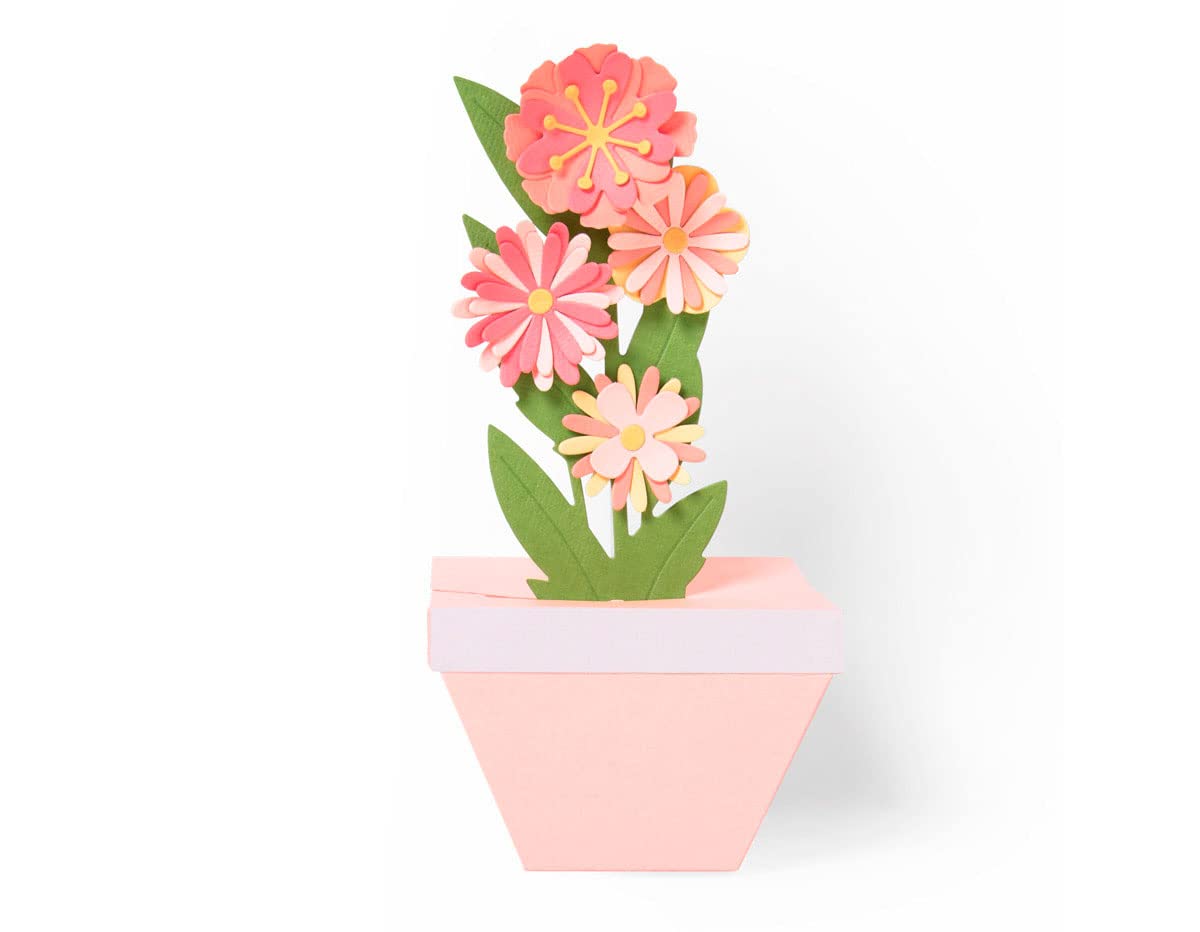 Thinlits Die Set 9 Pack 664360 Pop-Up Plant Pot by Georgie Evans