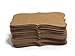 PPAPPAPPIYO Kraft Paper Blank index cards Business Cards (100) Paper 3.54inx1.96in K04- Blank
