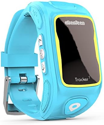 Abardeen KT01W Smart Watch for Kids Tracker GPS Locator Tracker SOS Phone Smartwatch iOS Android (Blue)