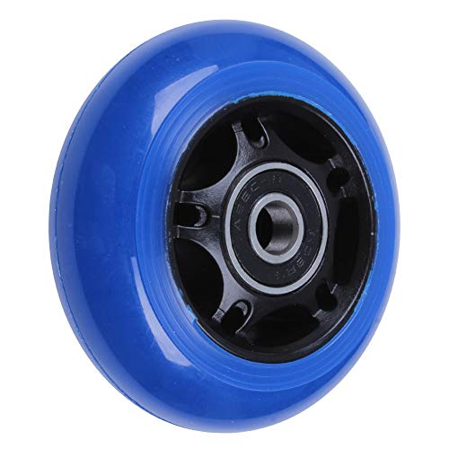 AOWISH 8-Pack 64mm Inline Skate Wheels 85A Inline Skates Replacement Wheel with Bearings ABEC-9 (Blue) - Thumbnail 7