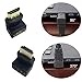 AFUNTA 6 Pcs HDMI Angled Adapter, 4 pcs Flat Left & Right 90 Degree Angle and 2 pcs 270 & 90 Degree Male to Female HDMI Adapter, Gold-Plated 3D Supported TV Connector