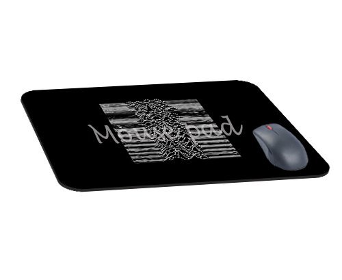 Decorative Mouse Pads Joy Division Unknown Pleasures Art Minimal Mouse Pad Thick 3MM Non Slip Gaming Mousepad Home and Office In 8.7X7.1In