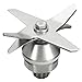 Replacement Blade Compatible With Vitamix Heavy Duty Stainless Steel Wet Dry Six Blade Assembly With Socket for Vita-Mix 1151, 1152