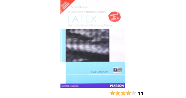 Latex A Document Preparation System 2nd Edition Lamport Leslie 9788177584141 Amazon Com Books Latex A Document Preparation System 2nd Edition Lamport Leslie 9788177584141 Amazon Com Books