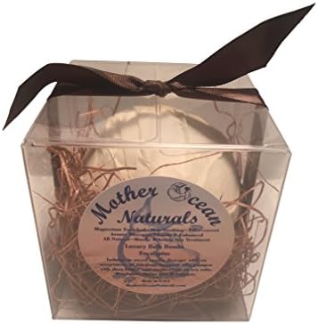 Bath Bomb Fizzy - Gift Box Single - SPECIAL INTRODUCTORY OFFER- Special Ultra Lush Moisturizing Skin Treatment and Muscle Relaxing Formula - 100% Guaranteed ExLarge 6.1oz (Eucalyptus Spearmint)
