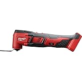 Milwaukee 2626-20 M18 18V Lithium Ion Cordless 18,000 OPM Orbiting Multi Tool with Woodcutting Blades and Sanding Pad with Sheets Included (Battery Not Included, Power Tool Only)