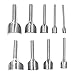IRISFLY 9 Pcs Leather Craft Tools Half-Round Cutter Punch for Crafting Strap Belt, Wallet and Bag, 9 IRISFLY Size(5,8,10,15,20,25,30,35,40mm)