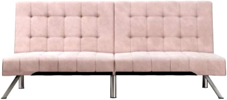 Amazon Com Pullout Sofa Pink Velvet Sleeper Full Bed Frame