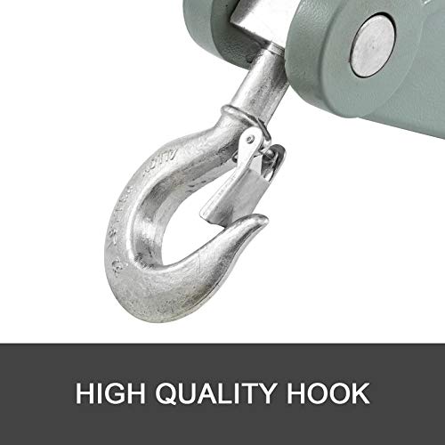 image for BestEquip 1.6T Wire Rope Grip Puller Swivel Hook Manual Wire Rope Pull