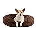 Best Friends by Sheri Luxury Faux Fur Donut Cuddler (23×23), Dark Chocolate – Small Round Donut Cat and Dog Cushion Bed, Orthopedic Reliefthumb 1