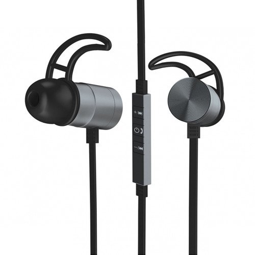 POM GEAR Pro2Go P-ONE Bluetooth Noise-Cancelling Earbuds (Black)