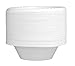 [400 Count] Plasti Plus Disposable Plastic White 12 oz Heavy Weight Soup Bowls, Great For Weddings, Home, Office, School, Party, Picnics, Take-out, Fast Food, Outdoor, Events, Or Every Day Use,