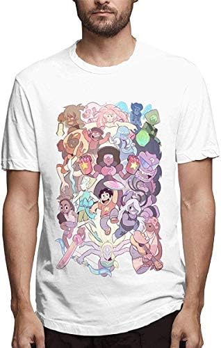LILLYRICE Steven Universe Men's Fashion T-Shirt Tee Crewneck Short Sleeve Unisex T-Shirts