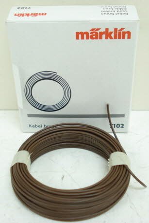 Marklin My World Single Conductor Wire, 33-Feet, Brown