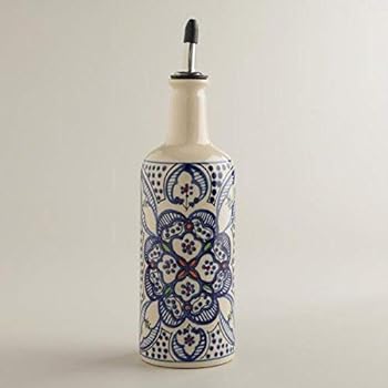 Ceramic Oil or Vinegar Bottle Dispenser