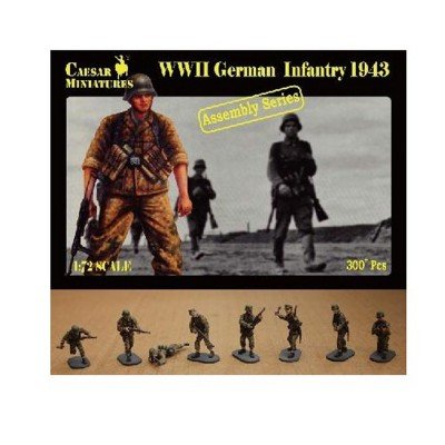 Caesar Miniatures 1/72 WW2 German Infantry 1943 #7211