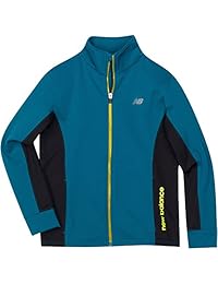New Balance Boys 'Zip Mock cuello chamarra