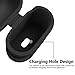 Yometome AirPods Case, Shockproof Silicone Protective Cover Accessories Skin with Earphone Sports Anti-lost Strap Rope for Apple Air pods Charging Ear Hook Dock Cases Black