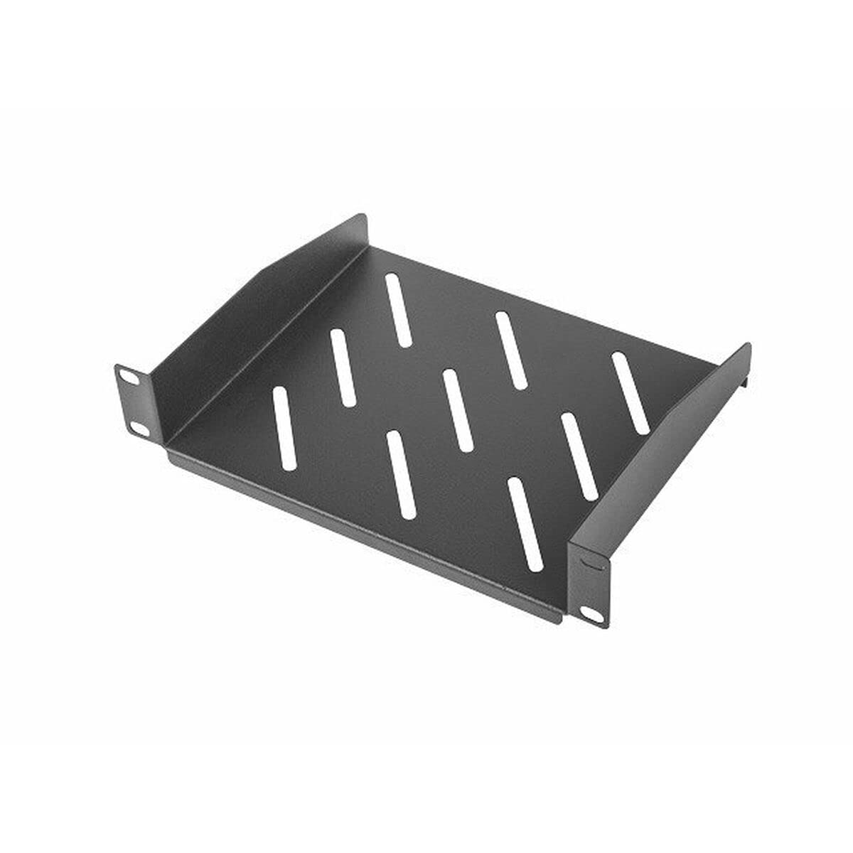 LANBERG Fixed Tray 1U 254X180MM up to 20kg Rack 10" Black