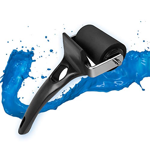 4 Rubber+Brayer+Roller+Construction+Printmaking