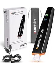 Scanmarker Air Pen Scanner | OCR Digital Highlighter and Reading Pen | Wireless | Text to Speech | Multilingual | Language Translation | Compatible with Mac, Windows, iOS, Android (Black, Scanmarker Air)
