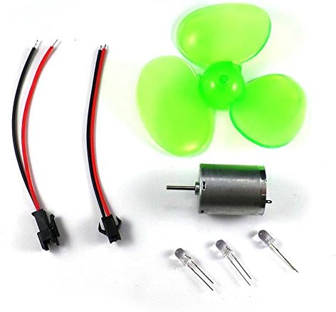 0.1-24V DC Generator Set Micro Fan 3-Blade Wind Turbines Generator Small DIY Motor