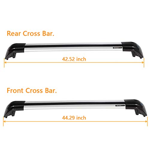 Cross Bar Roof Rack Replacement for 20062010/20172018 Santa Fe Top