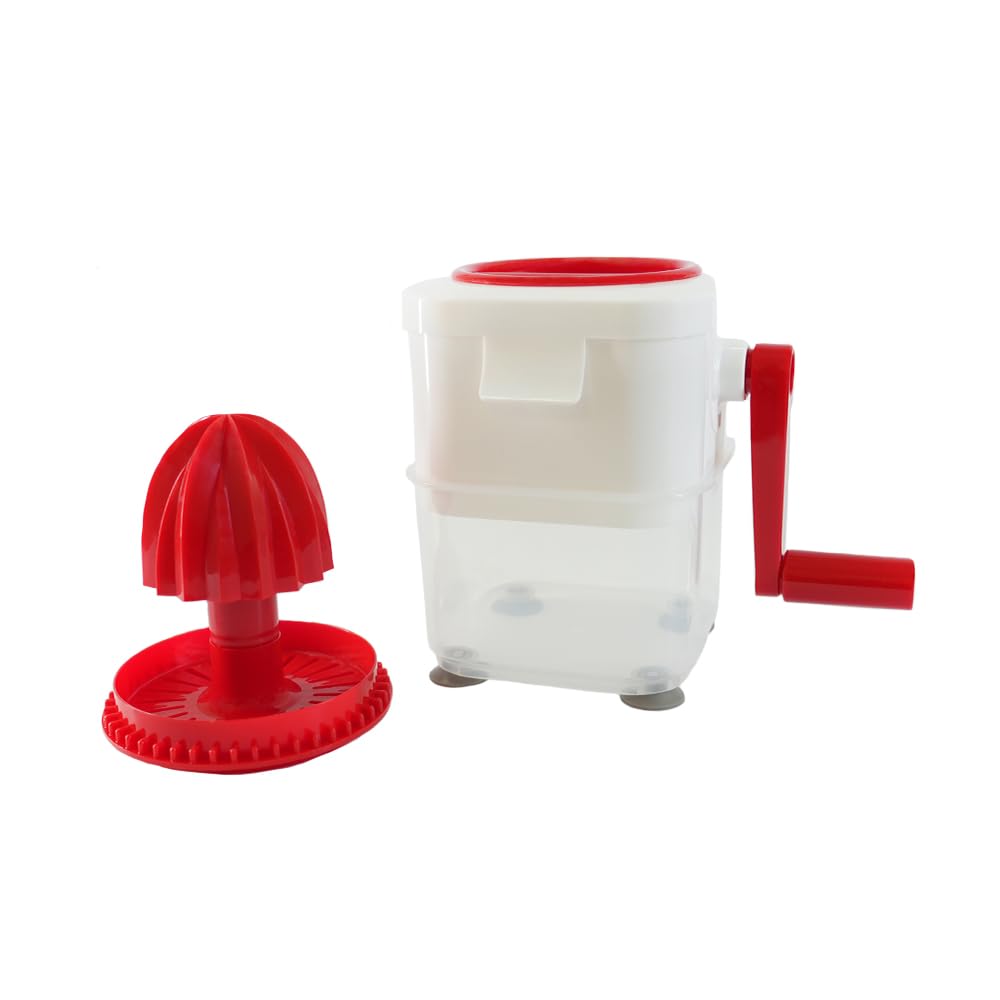 Rigamonti Ice Crusher And Roto Juice Squeezer Red And White